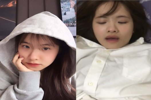 Em học sinh Thúy Quỳnh mặc đồng phục đụ tới