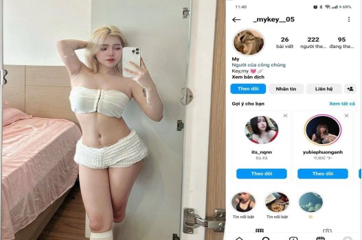 Mykey bị rò rỉ clip thân hình hoàn hảo